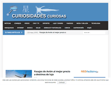 Tablet Screenshot of curiosidadescuriosas.com